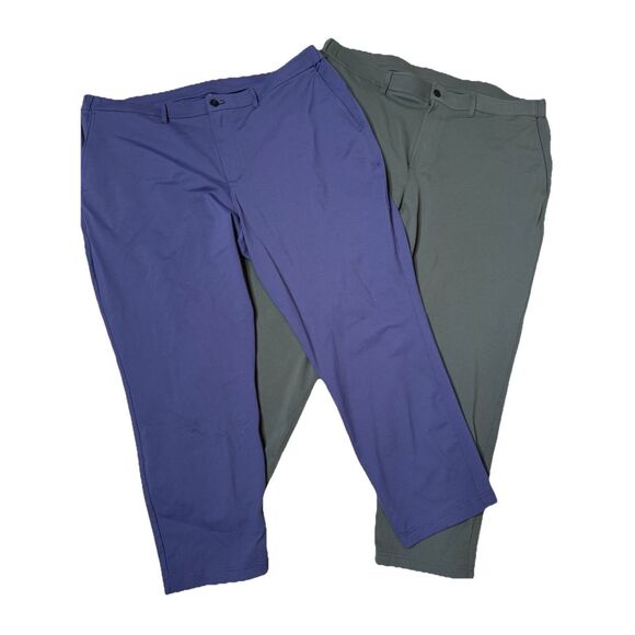 Public Rec Dealmaker Mens Navy Blue Casual Pants Dark Green 40x28 Lot Of 2 Pairs - Picture 1 of 15